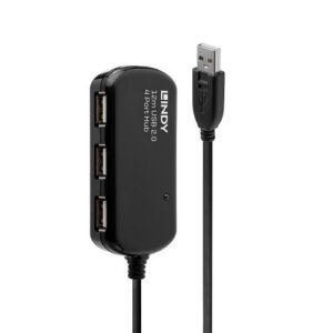 Lindy 42783 hub de interfaz 480 Mbit/s Negro 4002888427838 | P/N: 42783 | Ref. Artículo: 1408329