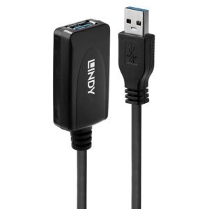 Lindy 43155 cable USB USB 3.2 Gen 1 (3.1 Gen 1) 5 m USB A Negro 4002888431552 | P/N: 43155-L | Ref. Artículo: 1408482