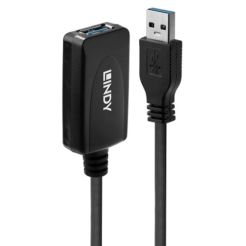 Lindy 43155 cable USB USB 3.2 Gen 1 (3.1 Gen 1) 5 m USB A Negro 4002888431552 | P/N: 43155-L | Ref. Artículo: 1408482