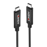 Lindy 43308 cable USB USB 3.2 Gen 2 (3.1 Gen 2) 5 m USB C Negro 4002888433082 | P/N: 43308 | Ref. Artículo: 1408342