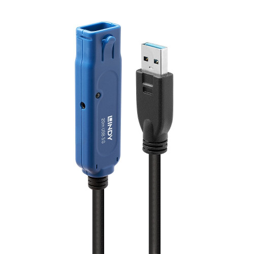 Lindy 43361 cable USB USB 3.2 Gen 1 (3.1 Gen 1) 20 m USB A Negro 4002888433617 | P/N: 43361 | Ref. Artículo: 1408347