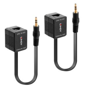 Lindy 70450 extensor audio/video Transmisor y receptor de señales AV Negro 4002888704502 | P/N: 70450 | Ref. Artículo: 1408372