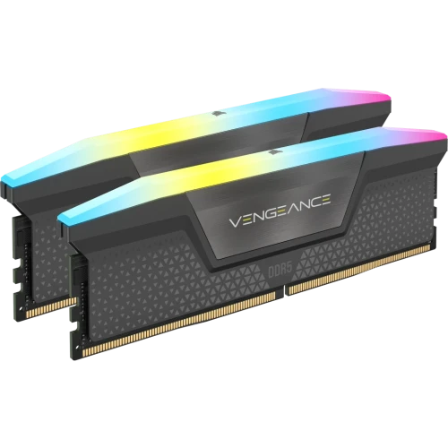 MEMORIA CORSAIR DDR5 64GB 2X32GB PC6000 VENGEANCE RGB CMH64GX5M2B6000Z30 0840006672449 | P/N: CMH64GX5M2B6000Z30 | Ref. Artículo: 1369107