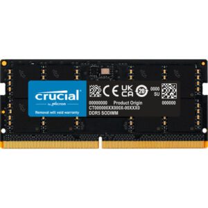 MEMORIA CRUCIAL SO-DIMM DDR5 32GB 5600MHZ CL46 649528929952 P/N: CT32G56C46S5 | Ref. Artículo: CT32G56C46S5