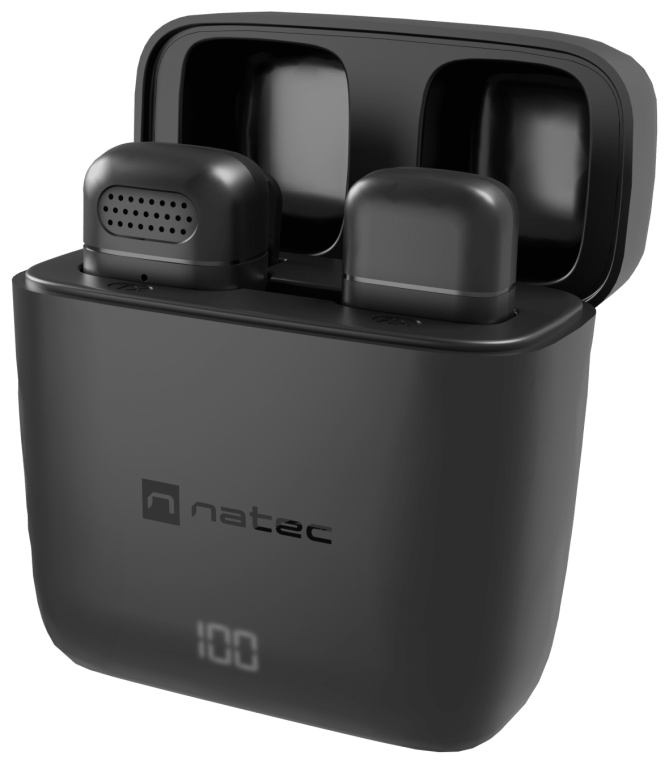 MICROFONO PARA SMARTPHONE NATEC HOPPER LAVALIER WIRELESS USB-C 5901969445688 NMI-2253