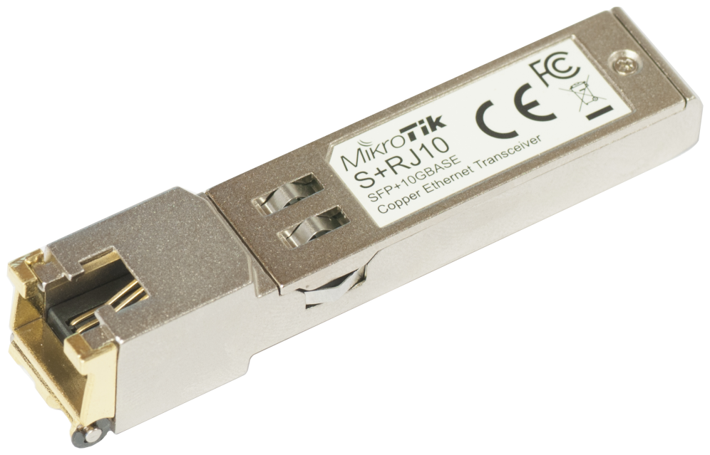 MODULO SFP+ CONVERSOR MIKROTIK RJ45 S+RJ10 4752224005106 S+RJ10