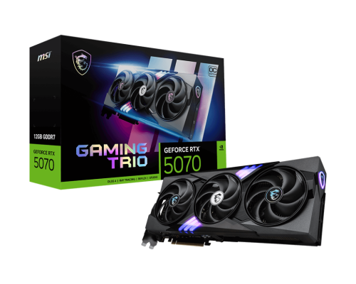 MSI GAMING GeForce RTX 5070 12G TRIO OC NVIDIA 12 GB GDDR7 4711377303927 | P/N: 912-V532-029 | Ref. Artículo: 1394105