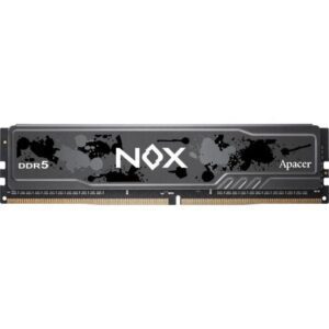 Memoria RAM Apacer NOX 16GB/ DDR5/ 5200MHz/ 1.25V/ CL40/ DIMM 4712389909589 AH5U16G52C522MBAA-1 APA-16GB AH5U16G52C522MBAA-1