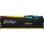 Memoria RAM Kingston FURY Beast RGB 8GB/ DDR5/ 5600MHz/ 1.25V/ CL40/ DIMM 740617328608 KF556C40BBA-8 KIN-FB KF556C40BBA 8