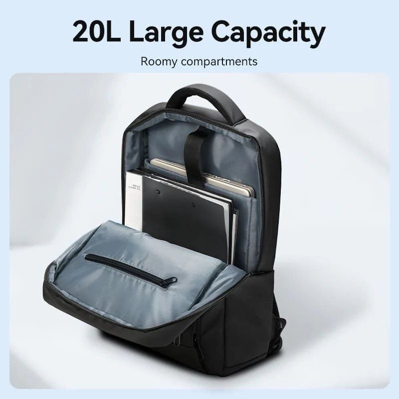 Mochila Vention KRRB0 para Portátiles hasta 15.6"/ 20L/ Impermeable/ Negra - Imagen 5