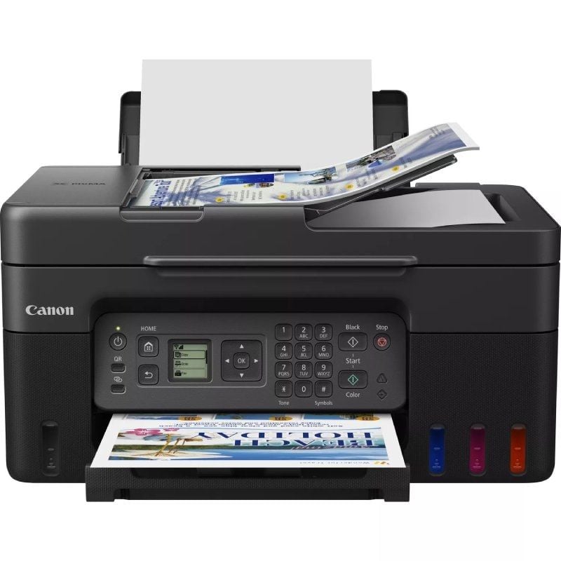 Multifunción Recargable Canon PIXMA G4570 MegaTank/ WiFi/ Fax/ Negra - Imagen 2