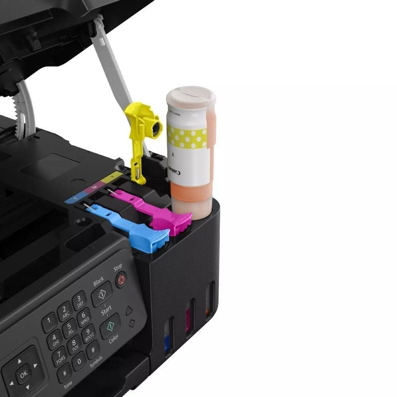 Multifunción Recargable Canon PIXMA G4570 MegaTank/ WiFi/ Fax/ Negra - Imagen 3