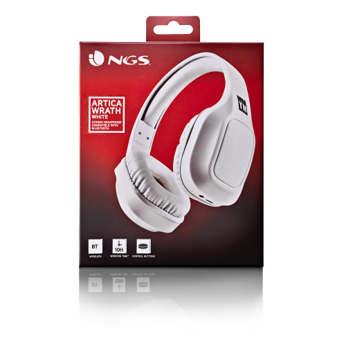 NGS ARTICA WRATH Auriculares Inalámbrico y alámbrico Diadema Llamadas/Música USB Tipo C Bluetooth Blanco - Imagen 8