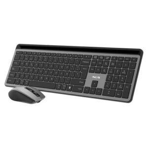 NGS ECLIPSE teclado Ratón incluido Hogar / Oficina RF Wireless + Bluetooth QWERTY Inglés Gris 8435430625011 | P/N: ECLIPSEKIT | Ref. Artículo: 1411385