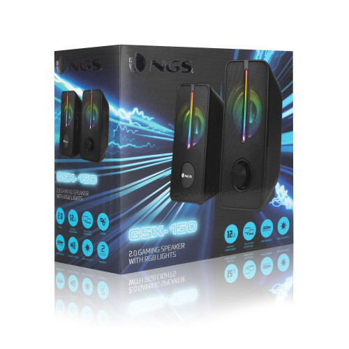 NGS GSX-150 Negro Inalámbrico 12 W - Imagen 5