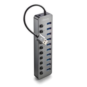 NGS IHUB 10 USB 3.2 Gen 1 (3.1 Gen 1) Type-A 5000 Mbit/s Negro 8435430624410 | P/N: IHUB10 | Ref. Artículo: 1411236