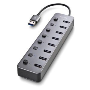 NGS IHUB 8 USB 2.0 Type-A 5000 Mbit/s Gris 8435430624397 | P/N: IHUB8 | Ref. Artículo: 1411237