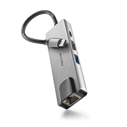 NGS NGS-HUB-0140 hub de interfaz USB 2.0 Type-C 5000 Mbit/s Aluminio
