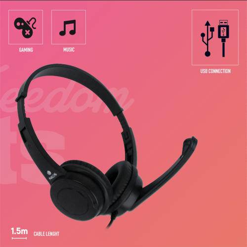 NGS VOX505 USB Auriculares Alámbrico Diadema Juego Negro - Imagen 7
