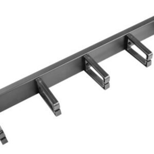 ORGANIZADOR DE CABLES LANBERG 5 ANILLAS PLASTICO 1U TIPO B RACK 19 NEGRO 5901969403718 AK-1202-B