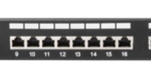 PATCH PANEL LANBERG 24 PUERTOS 1U 19" CAT.6 SFTP NEGRO 5901969404104 PPS6-1024-B