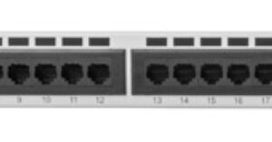 PATCH PANEL LANBERG CAT.6 UTP 24 PUERTOS 1U RACK 19" GRIS 5901969404074 PPU6-1024-S