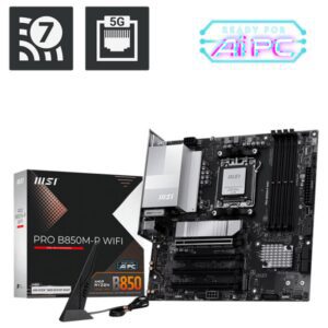 PLACA BASE MSI PRO B850M-P WIFI PCI-E x16 Gen5