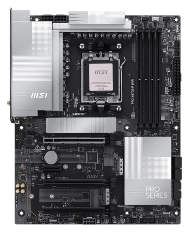PLACA BASE MSI PRO X870E-P WIFI ATX AM5 4XDDR5 4711377347600 911-7E70-002