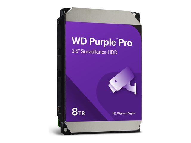Disco duro interno hdd wd western digital purple pro wd8002purp 8tb 3.5 pulgadas sata 6gb - s 7200rpm 256mb - Imagen 2