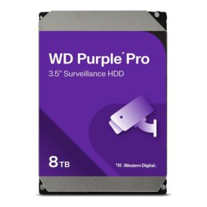 | P/N: WD8002PURP | Cod. Artículo: DSP0000031706 Disco duro interno hdd wd western digital purple pro wd8002purp 8tb 3.5 pulgadas sata 6gb - s 7200rpm 256mb