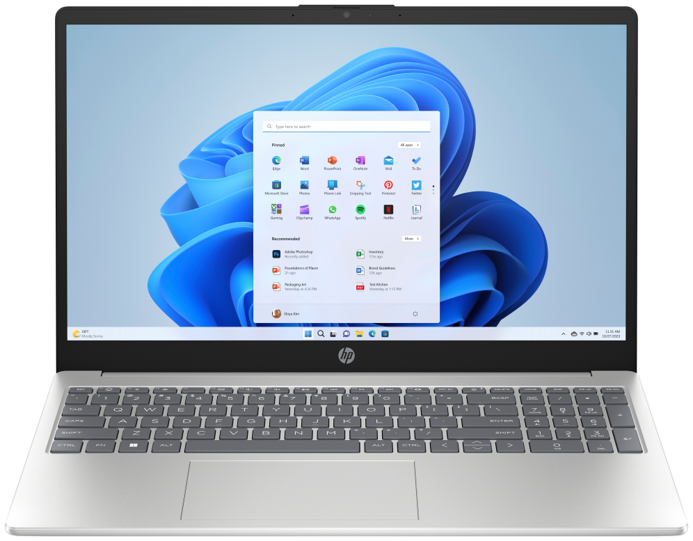 PORTATIL HP 15-FD1010NSX CORE 7 150U 16GB 512GB 15.6" W11H PLATA 0821844564639 D91E9EA