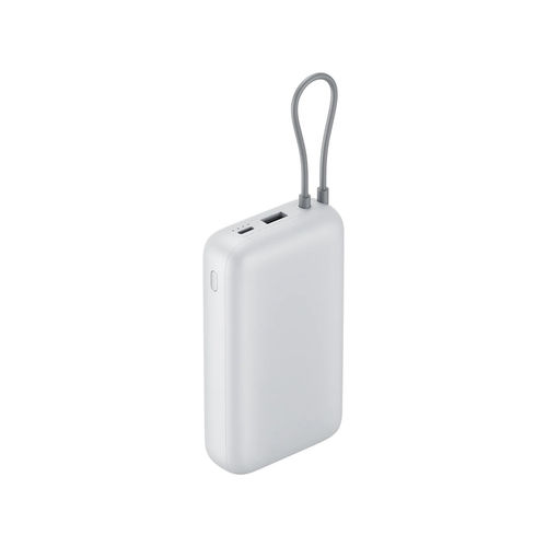 POWERBANK XIAOMI POWER BANK 20000MAH (INTEGRATED CABLE) LIGHT GRAY - Imagen 4