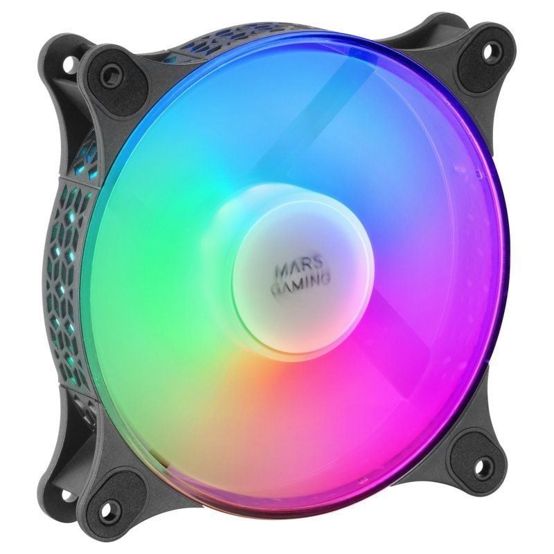 Pack 2 Ventiladores Mars Gaming MFDUO/ 12cm/ FRGB - Imagen 2