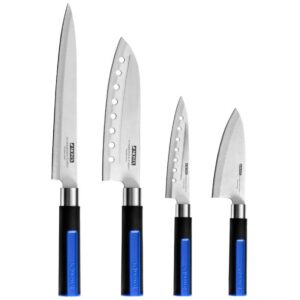 Pack 6 Piezas Monix Solid+ M355003/ 4 Cuchillos Santoku/ 1 Tijeras Solid Pro/ 1 Tacoma Organizadora 8435092436208 M355003 MON-CUCHILLO M355003