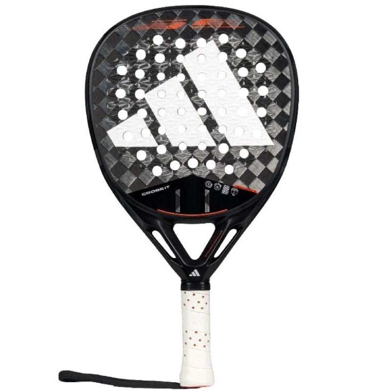 Pala de Pádel Adidas Cross It 3.4 2025/ Negra y Blanca 8435739402863 ADI-PALA PAD CROSS IT 3 4 25