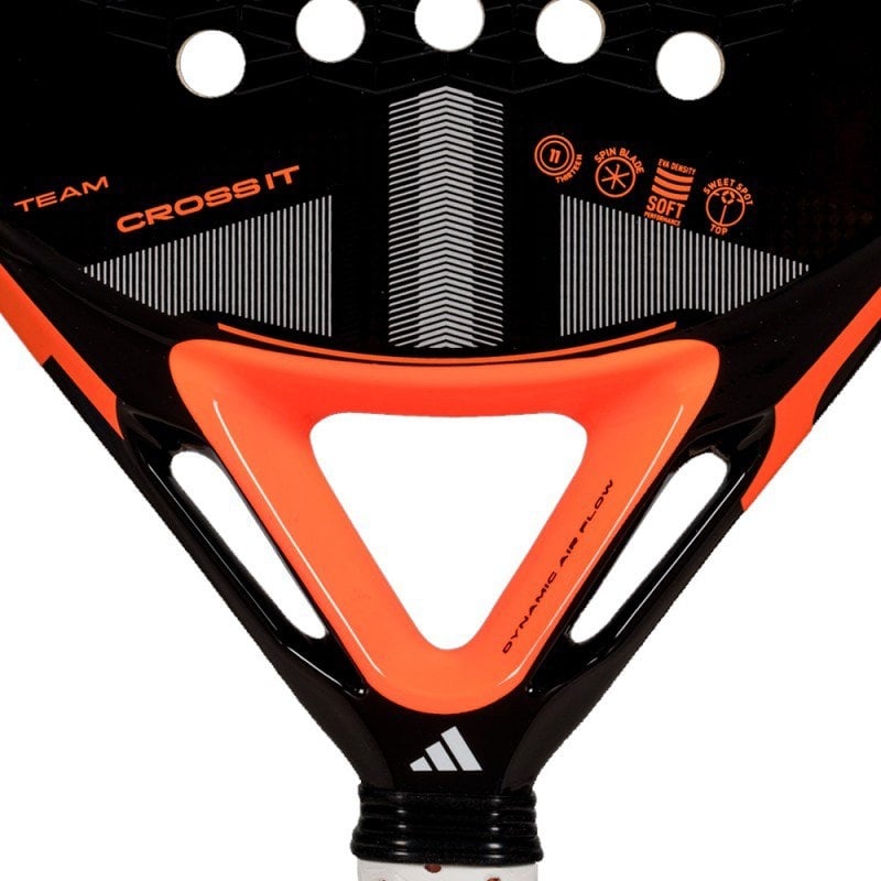 Pala de Pádel Adidas Cross It Team 3.4 2025/ Negra y Naranja - Imagen 3