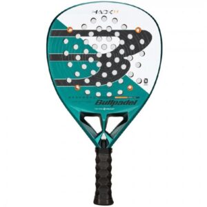 Pala de Pádel Bullpadel Hack 04 2025 (Paquito Navarro)/ Verde y Blanca 8445402691838 BUP-PALA PAD HACK 04 25