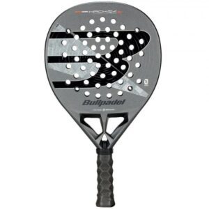 Pala de Pádel Bullpadel Hack 04 Hybrid 2026 (Paquito Navarro)/ Negra y Gris 8445402973958  BUP-PALA PAD HACK 04 HYB 26