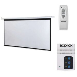 Pantalla de Proyección Eléctrica Approx appP106E/ 234 x 131cm 8435099517238 APPP106E APP-PAN MURAL APPP106E