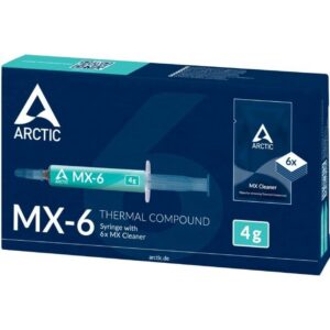 Pasta Térmica Arctic MX-6/ 4g/ Incluye 6 Toallitas 4895213703949 ACTCP00084A ARCT-PASTA ACTCP00084A