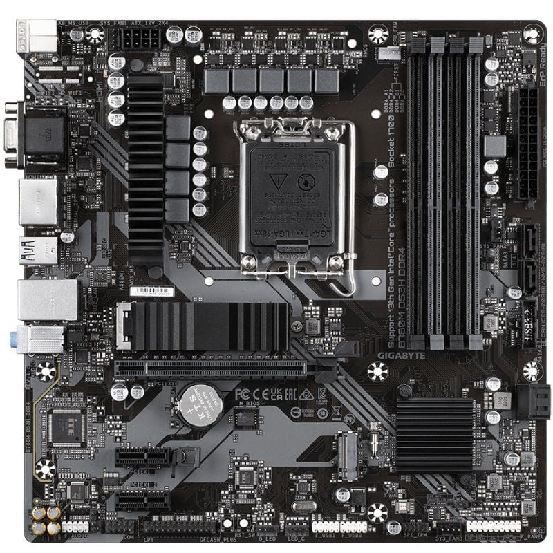 Placa Base Gigabyte B760M DS3H DDR4 Socket 1700/ DDR4/ PCIe 4.0/ Micro ATX - Imagen 3