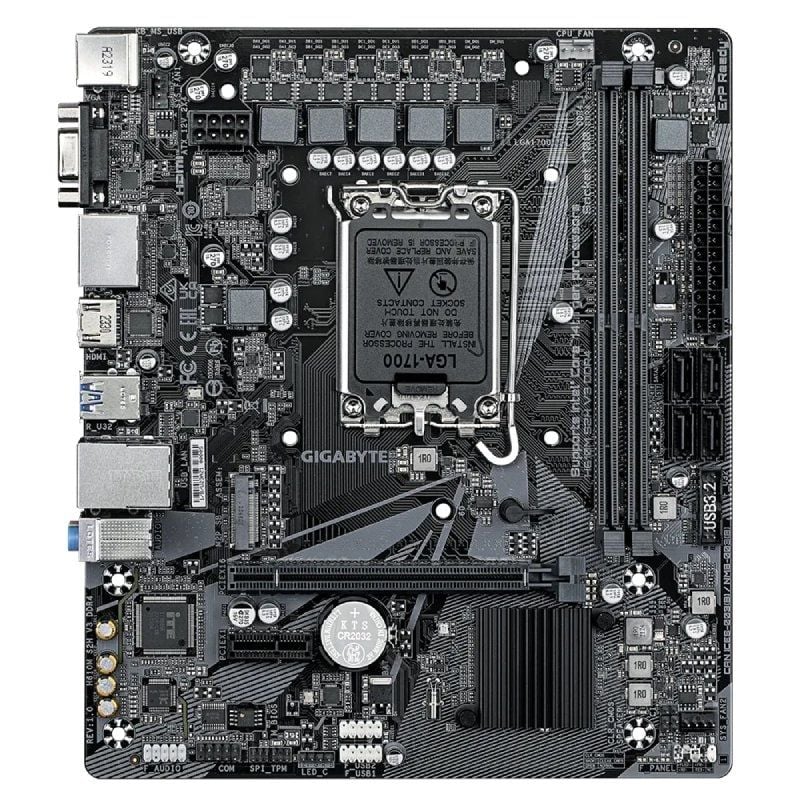 Placa Base Gigabyte H610M S2H V3 DDR4 Socket 1700/ DDR4/ PCIe 4.0/ Micro ATX - Imagen 2