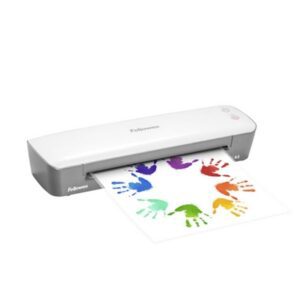 Plastificadora Fellowes Ion A3/ hasta A3 y 125 Micras/ Blanca y Gris 043859752836 4560201 FELL-PLASTIFIC ION A3