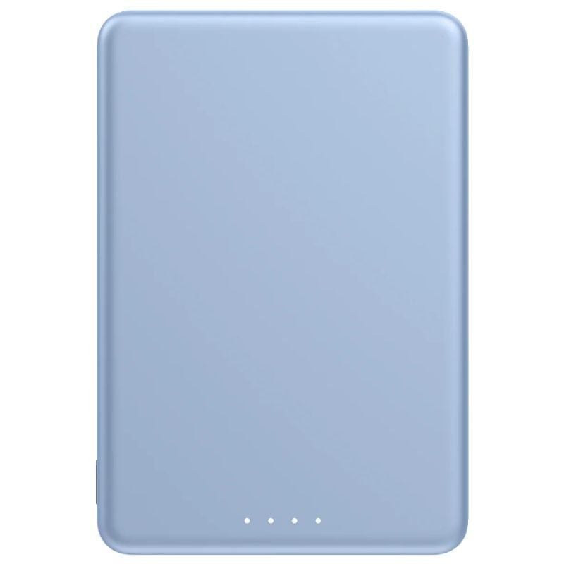 Powerbank 5000mAh Xiaomi Super Slim Magnetic Power Bank 5000/ Wireless/ Azul/ Incluye Cable USB Tipo-C - Imagen 2
