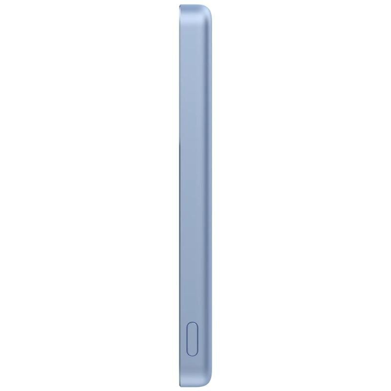 Powerbank 5000mAh Xiaomi Super Slim Magnetic Power Bank 5000/ Wireless/ Azul/ Incluye Cable USB Tipo-C - Imagen 3