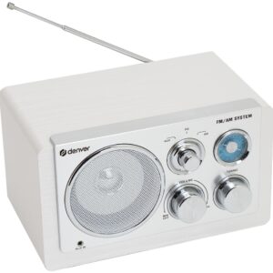 RADIO DENVER DE DISEÑO MODERNO BLANCA 5706751076480 TR-63W