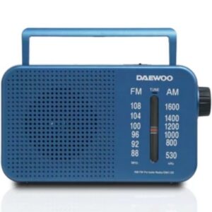 Radio Portátil Daewoo DW1120/ con Cable/ a Pilas/ Azul 8436533799982 DW1120 DAE-RADIO DW1120