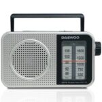 Radio Portátil Daewoo DW1125/ a Pilas/ Gris Metalizado 8436533800015 DW1125 DAE-RADIO DW1125