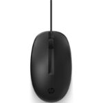 Ratón HP 125/ Hasta 1200 DPI/ Negro/ Formato Bulk M27537-001 265A9A6 HPAP-MOU 125 BK BULK