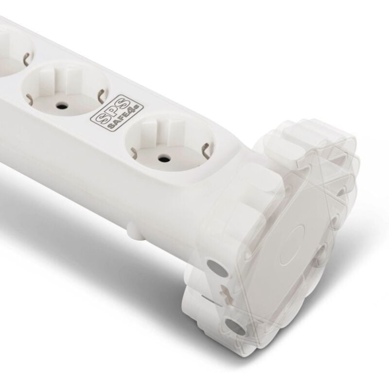Regleta con interruptor Salicru SAFE 4S/ 4 Tomas de corriente/ Cable 1.4m/ Blanca - Imagen 3